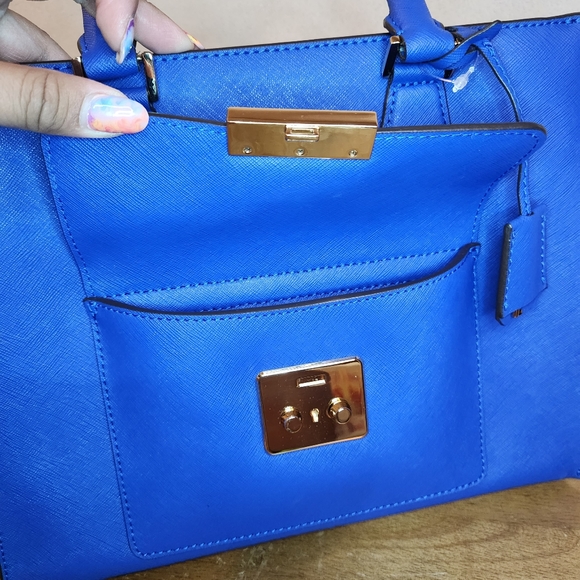 Michael Kors Large Blue Handbag - Picture 3 of 5